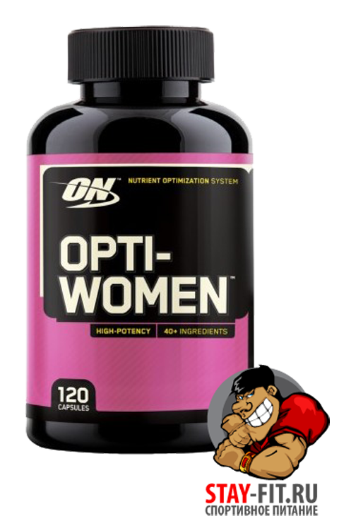 Витамины Opti-Women OPTIMUM NUTRITION ON 120 капсул Витамины для девушек